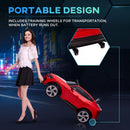 Macchina Elettrica per Bambini 12V con Licenza Audi E-Tron Sportback Rossa