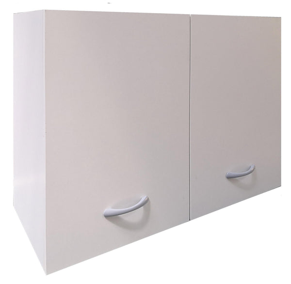 Égouttoir à Vaisselle Suspendu Cuisine 2 Portes 80x33x60 cm en Bois Blanc prezzo