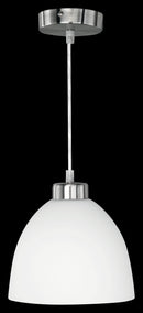 Lampada a Sospensione da Interno  E27 in Metallo Nickel Opaco