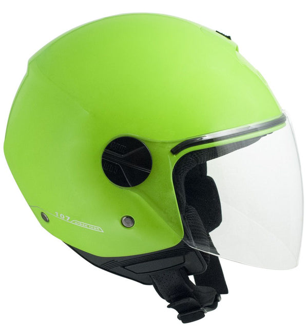 online Casque Jet pour Scooter Visière Longue CGM Florence 107A Vert