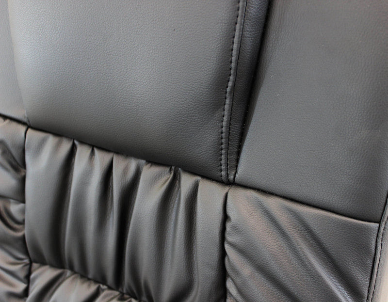 Poltrona da Ufficio Gracie 60x64x117/127 h cm in Poliuretano Nero