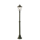 Lampada Palo per Giardino Medio Color Ruggine da Esterno Linea Porto Sovil