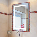 Specchio da Bagno con Luce LED 60x80x4 cm 