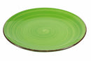 Set 6 Piatti Frutta in Gres Ø19,3 cm Villa d'Este Home Tivoli Verde New Baita