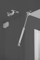 Parete Attrezzata Soggiorno 280x30x180 cm Maruska n°8 Grigio Antracite Opaco 