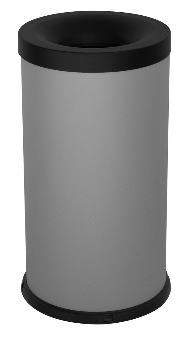 Pattumiera Gettacarte Ø31xh60 cm Autoestinguente In Acciaio Verniciato Grigio online