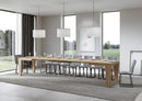 Tavolo Allungabile 130-390x90x77 cm Spimbo Quercia Naturale