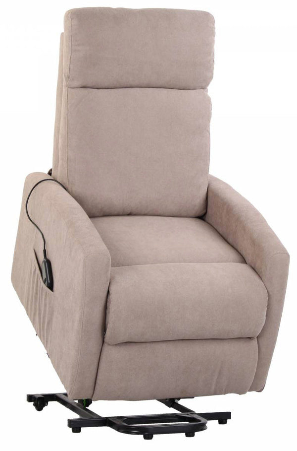 Fauteuil Releveur Electrique 1 Moteur en Tissu Gris Tourterelle acquista