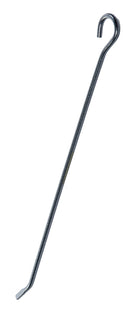 Attizzino Modello Basic in Ferro Tondo 8 mm Grigio Martellato