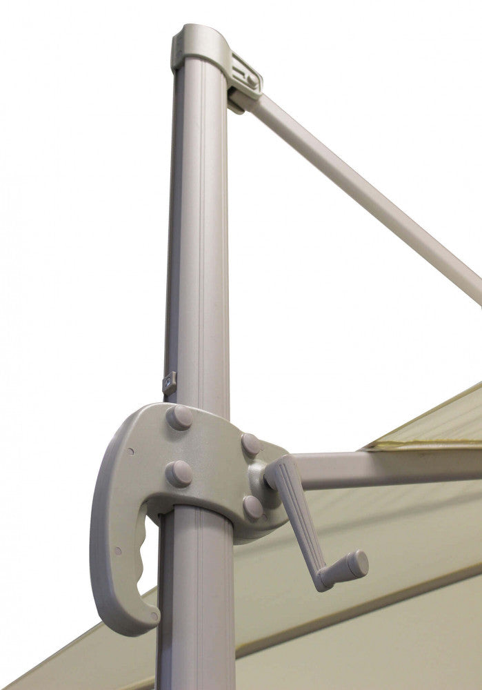 Ombrellone da Giardino Mercurio 2,5x2,5 m in Alluminio Antracite