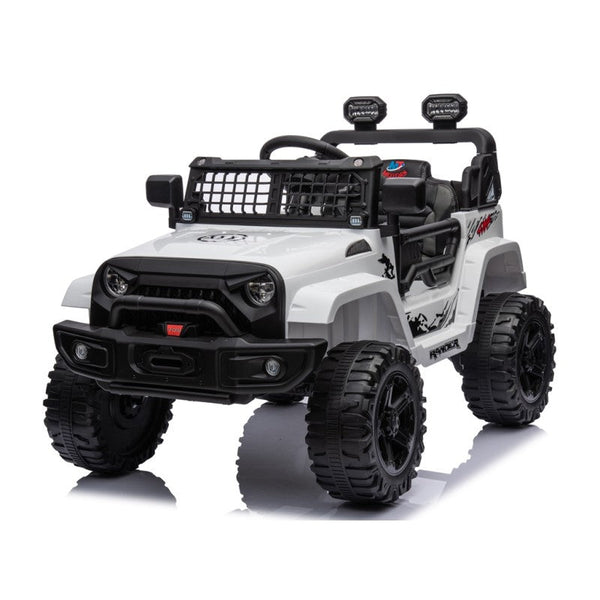 prezzo Véhicule électrique porteur pour enfants 12V bébé tout-terrain blanc