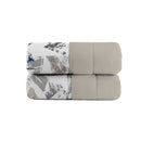 Trapunta Invernale Matrimoniale Stampata in Microfibra 200gr Double Face Urban Blu      