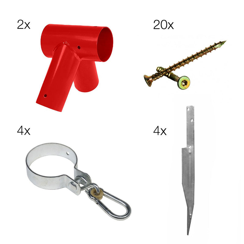 Kit Montaggio Altalena da Giardino 2 Posti