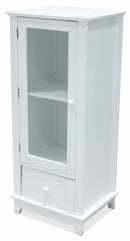 Mobile 1 Anta 1 Ripiano 1 Cassetto 42x33,5x97,5 cm in Legno Soriani Bianco
