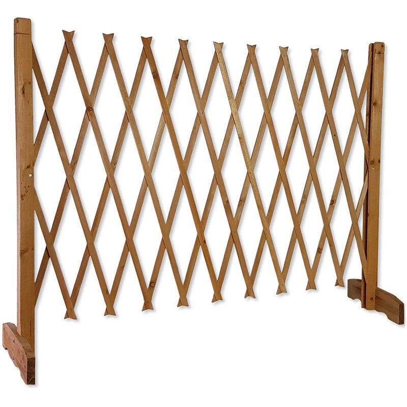 Recinzione Recinto Cani Legno Cancello Divisorio Regolabile 117cm Pieghevole