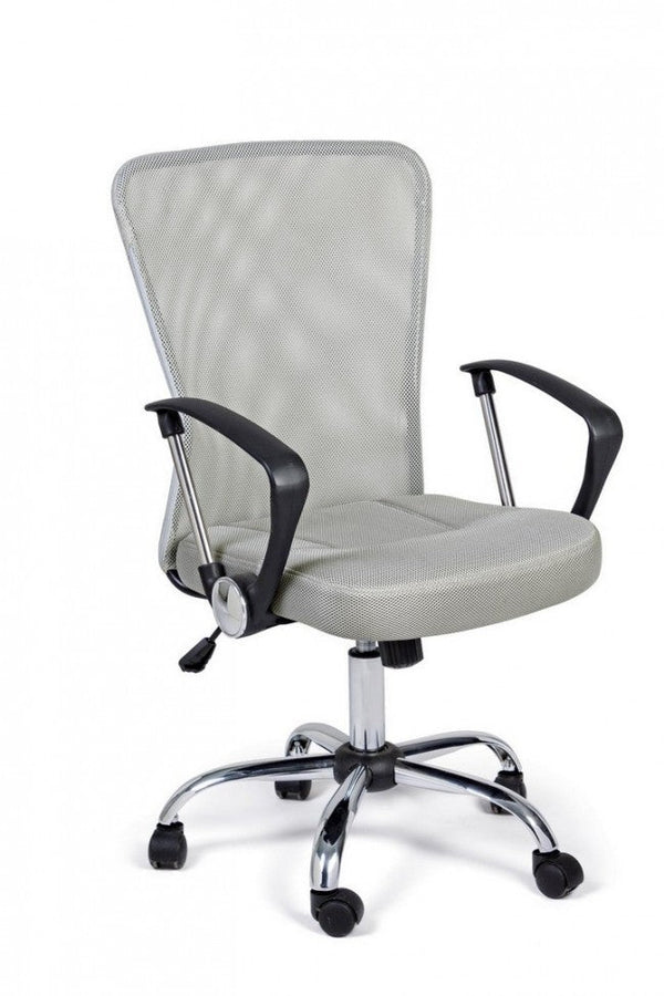 Chaise de bureau en tissu maillé gris Brisbane prezzo