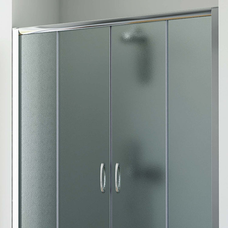 Porta Parete Doccia 2 Ante Scorrevoli In Cristallo H200 Fosterberg Randers