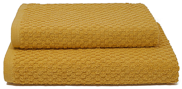 online Set Serviettes Invités Éponge + Lingette Moutarde Coriandre Sally