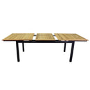 Tavolo Allungabile da Giardino 180/240x100xh76 cm in Alluminio Idaho Plus Antracite