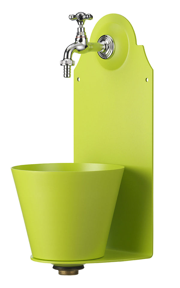 sconto Fontaine murale de jardin avec robinet vert acide Belfer 42/PR