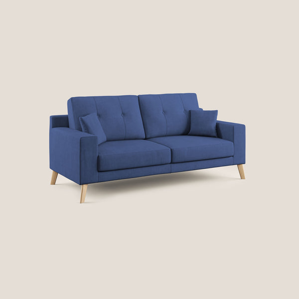 online Divano 2 Posti 166x95x91 cm in Tessuto Blu