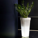 Vaso Luminoso da Giardino a LED 40x40x100 cm in Resina 5W Oak Multicolore