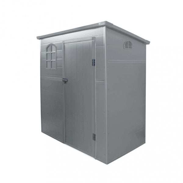 online Maison Garden Box House 191x111x194 h cm en plastique gris clair