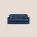 Divano Letto 3 Posti 186x92x96 cm in Tessuto Blu
