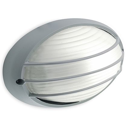 Petit plafonnier ovale avec grille de couleur en aluminium pour l'extérieur Garden Line Livos online