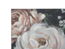Dipinto su Tela Red Flowy 120x3,7x60 cm in Legno di Pino e Canvas Multicolor