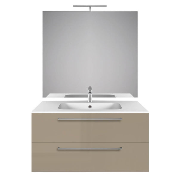 Samoa 10 Meuble de Salle de Bain Suspendu Laqué Tourterelle TFT acquista