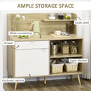 Mobiletto Bagno 2 Ripiani 1 Cassetto 118,3x43,8x118,7 cm in Truciolato Bianco