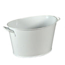 Secchiello per Ghiaccio 36x24xh20 cm in Acciaio Bianco