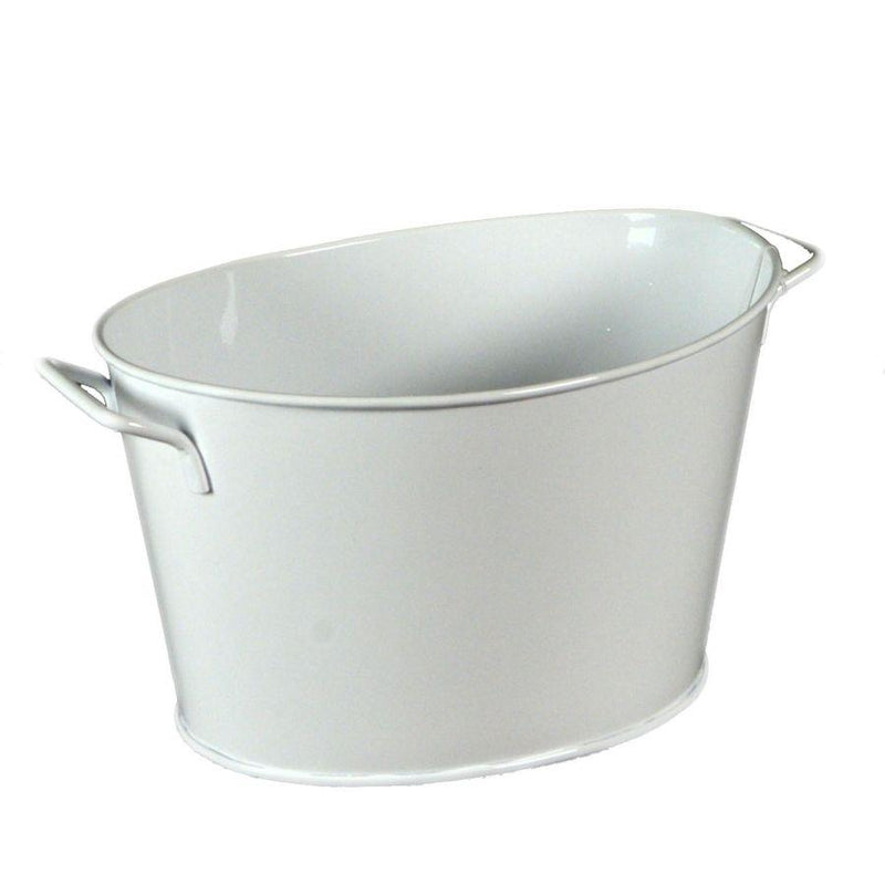 Secchiello per Ghiaccio 36x24xh20 cm in Acciaio Bianco