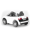 Macchina Elettrica per Bambini 6V con Licenza Audi R8 Spyder Bianco