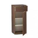 Mobiletto con 1 Anta e 1 Cassetto 45x38x103 h cm in Truciolare bilaminato Noce