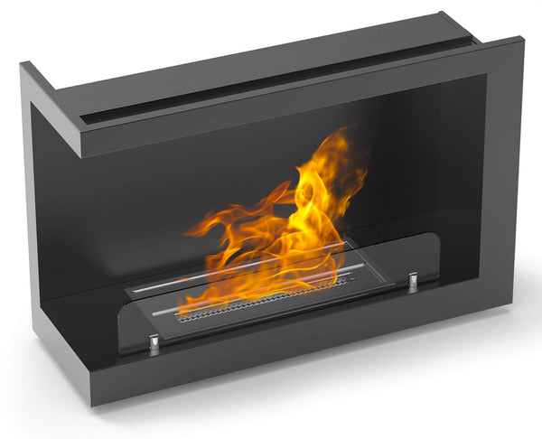 Cheminée Bioéthanol Encastrable 84x54 cm Vannini Coin à Gauche sconto