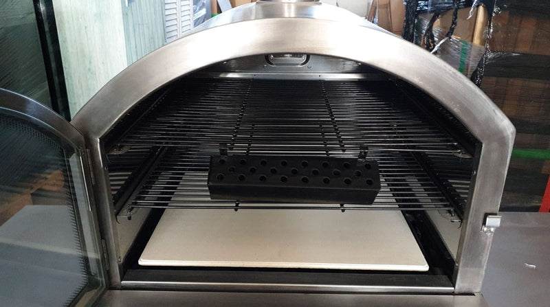 Forno Pizza e Barbecue a Gas GPL da Esterno in Acciaio Kraus Priapo