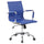 Fauteuil de bureau exécutif en similicuir Tosini Dallas Blue