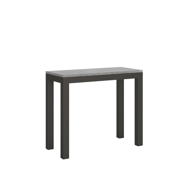 Console Extensible 90-196x40x77 cm en Mélamine Grise online