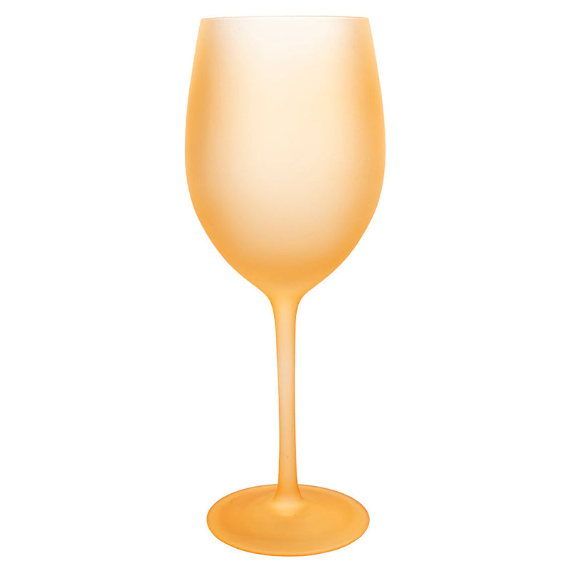 Set 6 Calici Effetto Ghiaccio Happy Hour Chocolate in Vetro VdE Tivoli 1996 Cioccolato