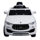 Macchina Elettrica per Bambini 12V con Licenza Maserati Levante Bianca
