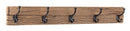 Appendiabiti da Parete 5 ganci Rafter in Legno Riciclato