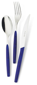 Servizio Set di Posate 24 pezzi in Acciaio Inox Eme Dream Blu 35