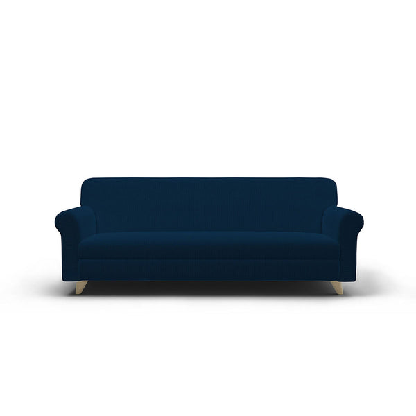 Housse de Canapé Stretch en Polyester Bleu Foncé Iris Différentes Tailles prezzo