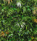 Set 4 Pezzi Arella Siepe Sintetica Jungle Verdemax 50x100 cm in LDPE Resistente ai Raggi UV Verde