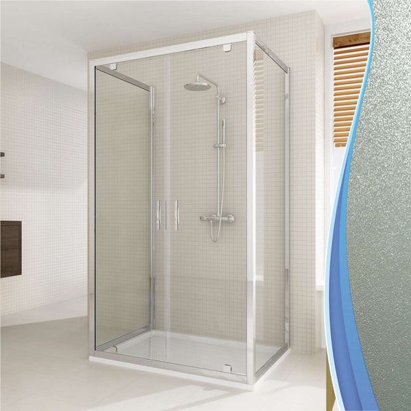 prezzo Cabine De Douche 3 Côtés 2 Portes Battantes En Cristal H198 Fosterberg Aalborg Trio