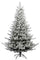 Albero di Natale Artificiale Floccato Effetto Realistico Innevato 180 cm 646 Rami Montaggio a Ombrello Effetto Neve