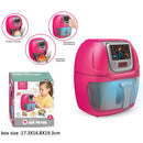 Friggitrice ad Aria Giocattolo per Bambini Rosa con Accessori Playset da Cucina