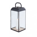 Lanterna Millicent Grande 19,5x19,5x54 h cm in Acciaio Antracite